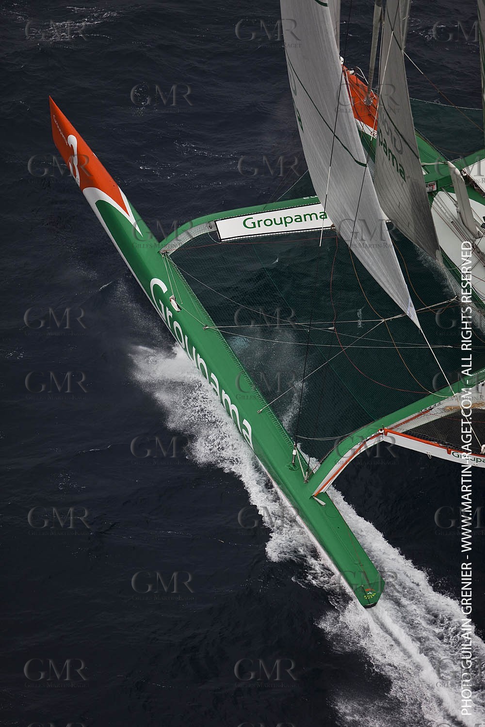 05 14 09 - Marseilles - Mediterranean Record - Groupama 3 - Franck Cammas - G Class - Start from Marseilles to Carthage (Tunisia)