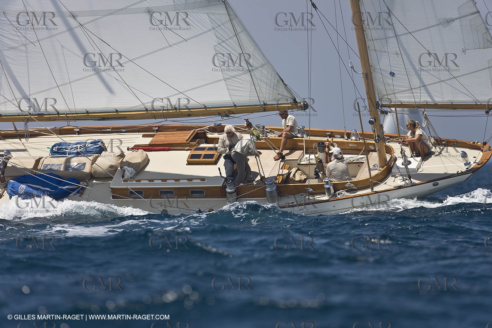 Sailing, Classic yachts, Voiles Vieux Port 2009, Marseille (FRA)