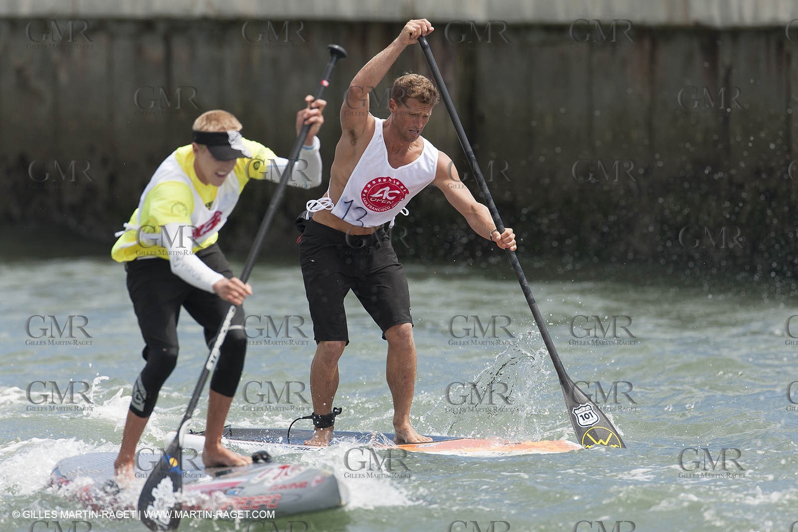 01 09 2013 - San Francisco (USA,CA) - 34th America's Cup - AC Village at Marina Green, AC Open, Stand Up Paddle