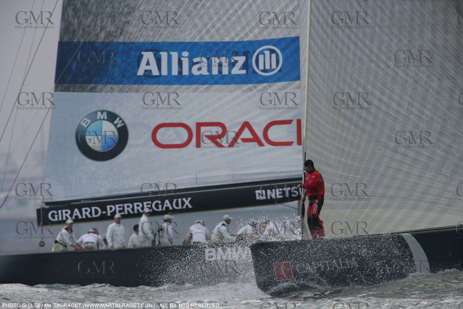 26 04 2007-Valencia (Spain)- 32nd America's Cup - Louis Vuitton Cup - RR1 - Day 11 - BMW ORACLE Racing