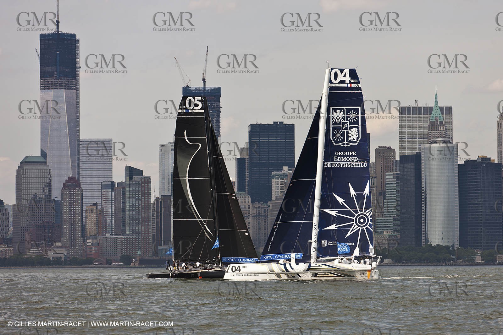 03 07 2012 - New York (USA, NY) - Krys Ocean Race prologuie - arrival in New York
