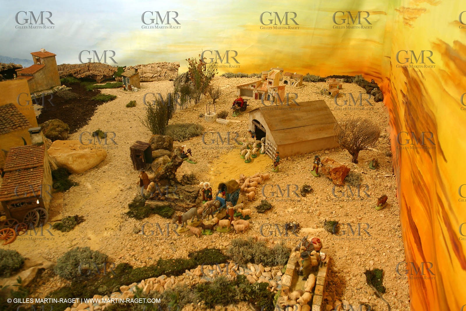 Great crib from les Saintes Maries de la mer (FRA, 13) for Christmas, December 2010