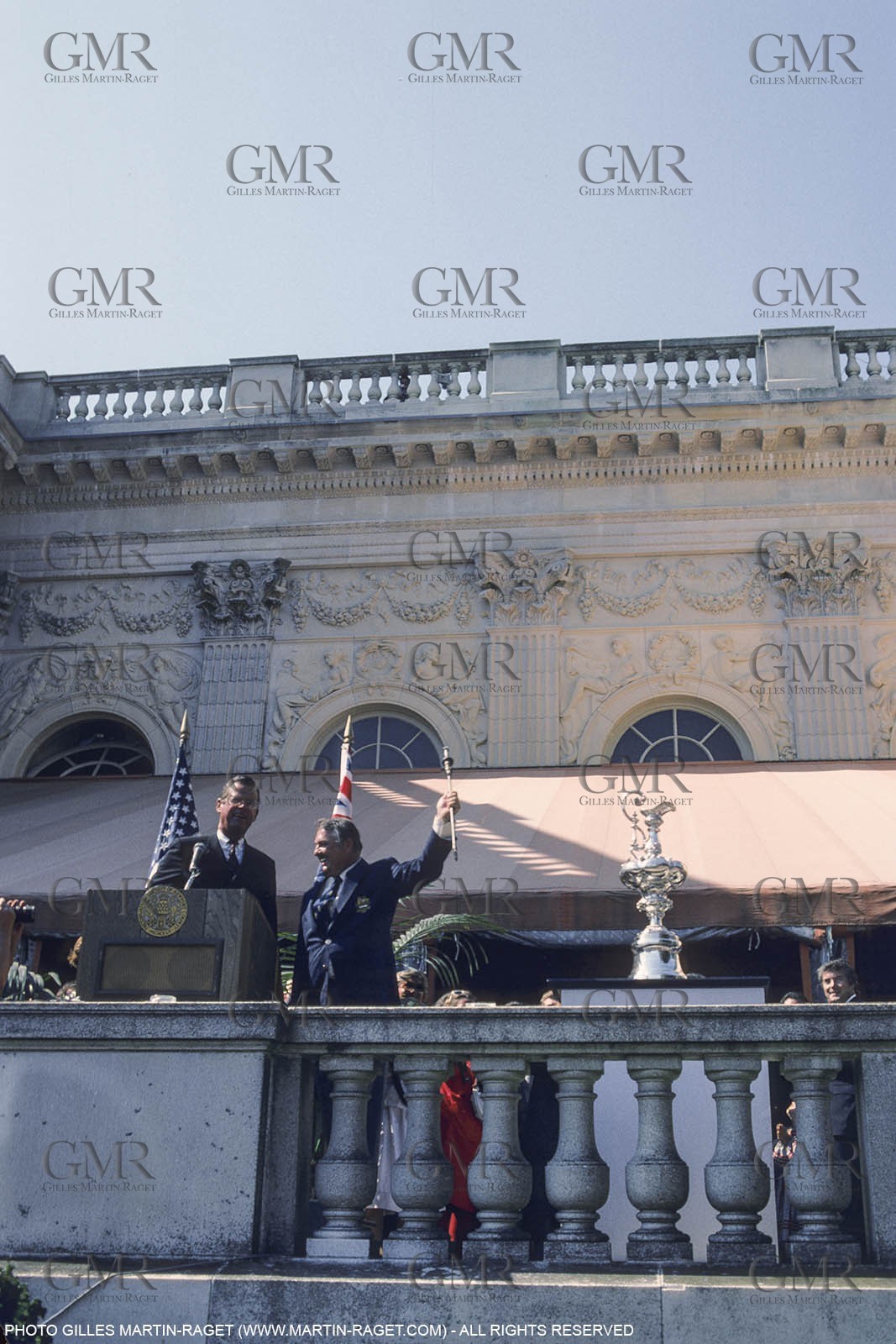 Sailing, Yacht Racing, America's Cup XVI, Newport (USA,RI), 1983, Australia II Vs Liberty