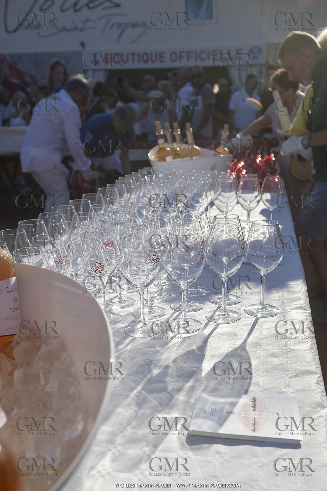 29 09 2018, Saint-Tropez (FRA,83), Voiles de Saint-Tropez 2019, Arrival Cannes-Saint-Tropez and trainings, inauguration du village