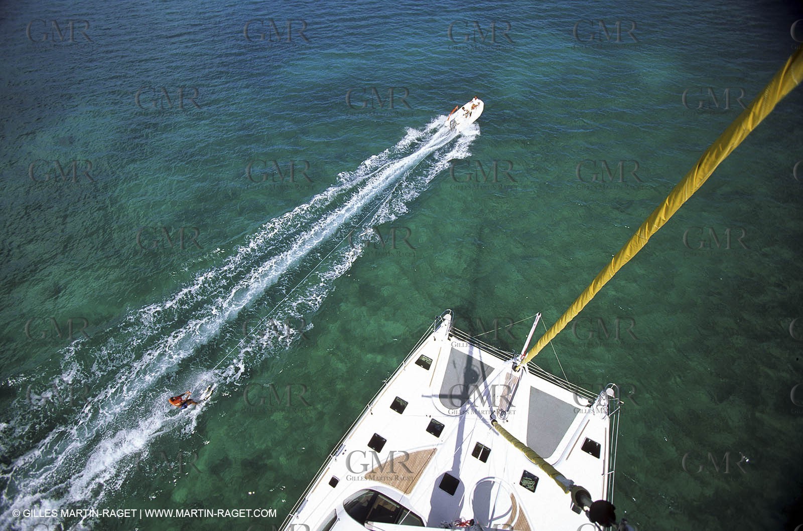 Waterskiing - Wakeboard - Privilege 585 - Matira - Martinique - Caribbean