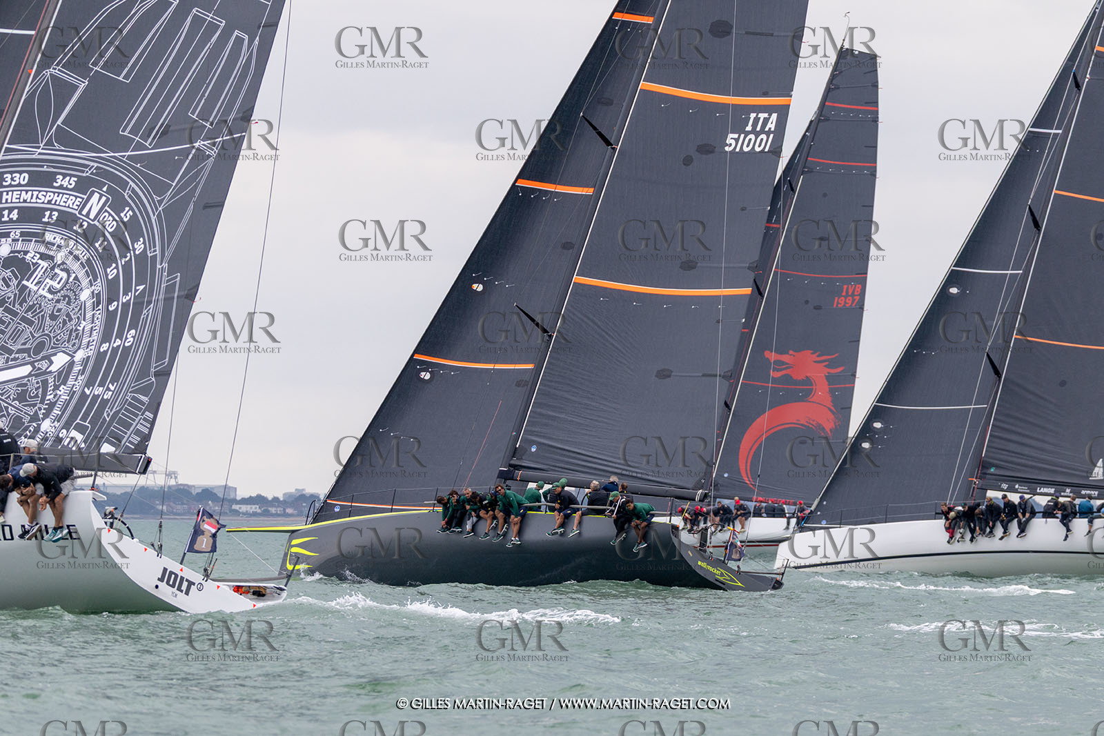 24 07 2025, Cowes (UK, IOW), Admiral's Cup 2025, Inshore races 3 & 4, Django WR51, Yacht Club Costa Smeralda (ITA)
