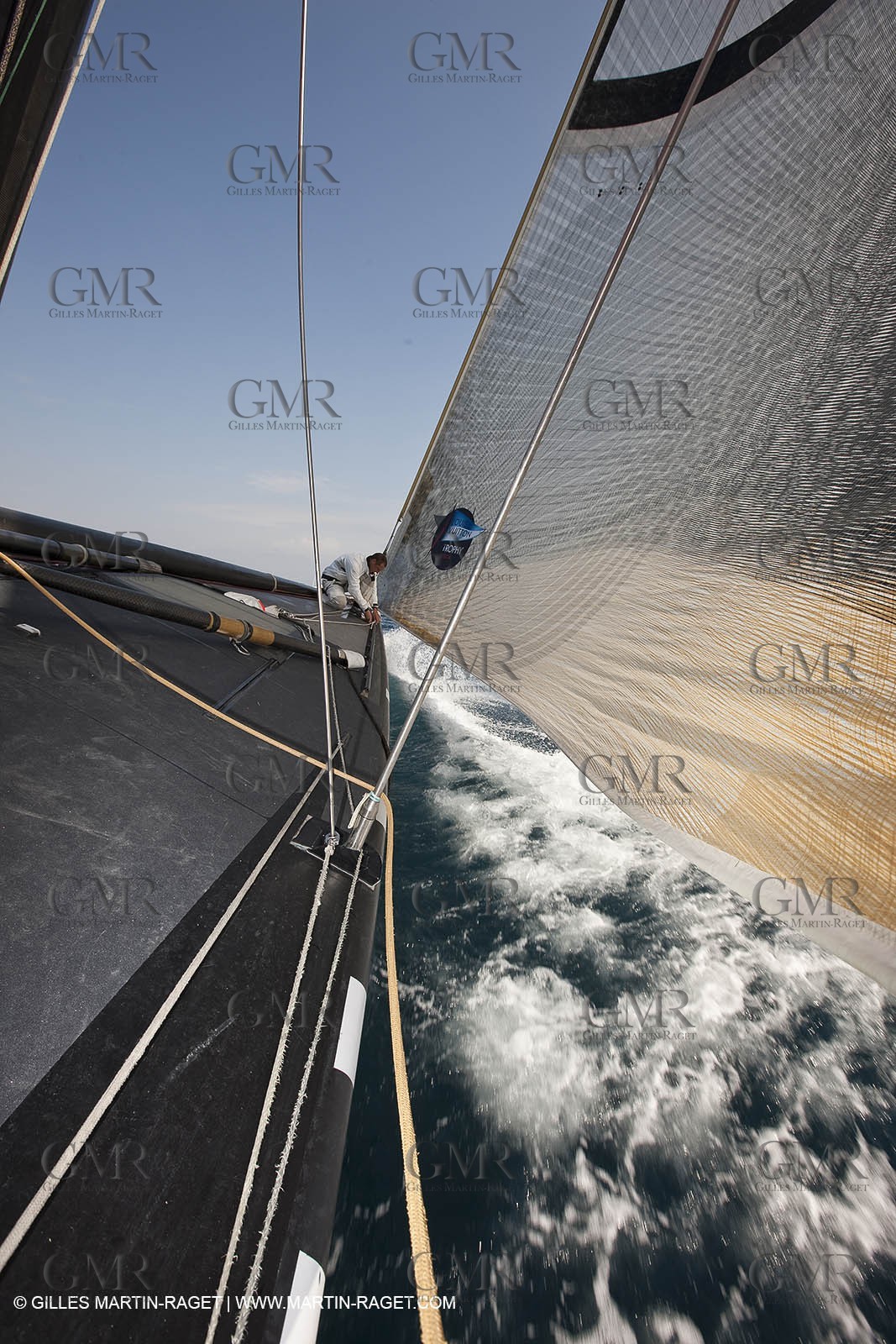 19 05 2010 - La Maddalena (ITA, Sardinia) Louis Vuitton Trophy - BMW ORACLE Racing - Training