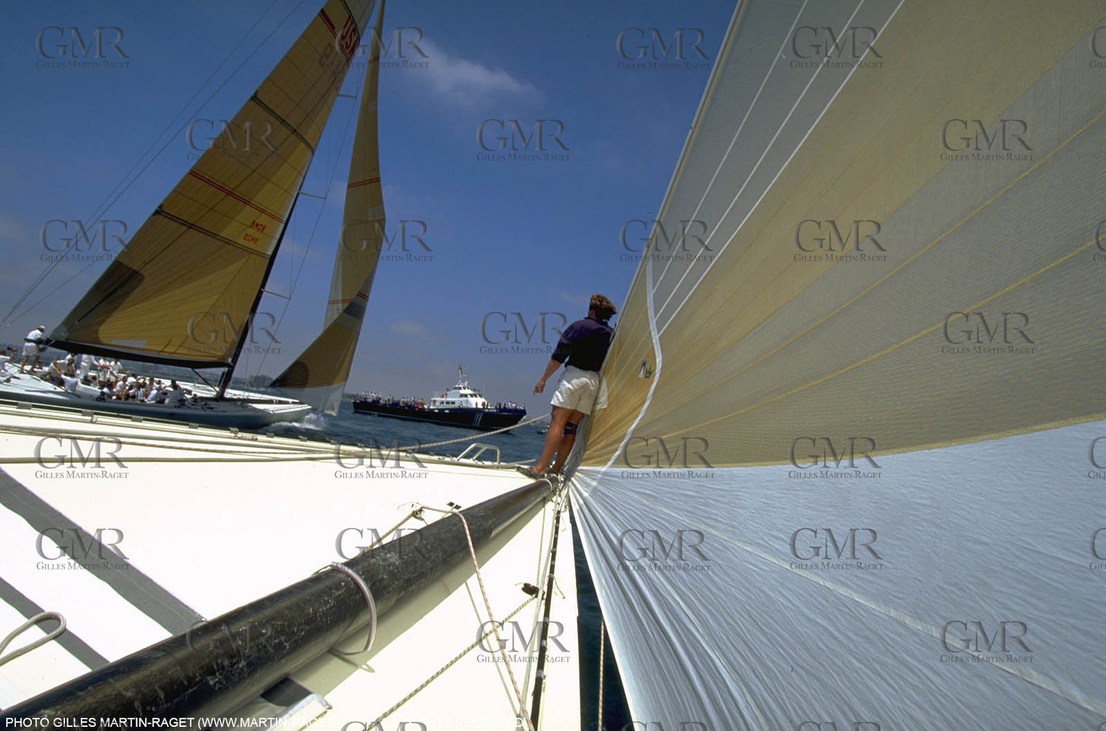 America's Cup, San Diego 1992, onboard Ville de Paris