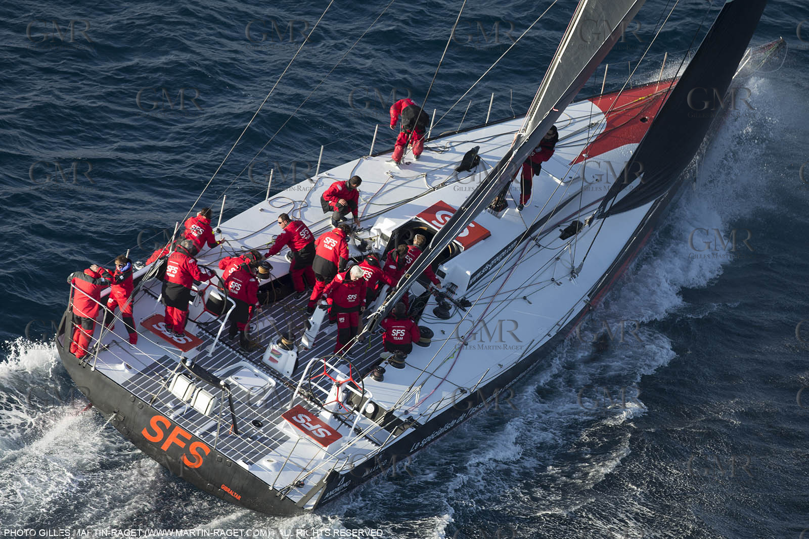 24 mars 2016   Marseille (FRA,13), SFS II (skipper Lionel Péan), last training before Marseille Sailing Week