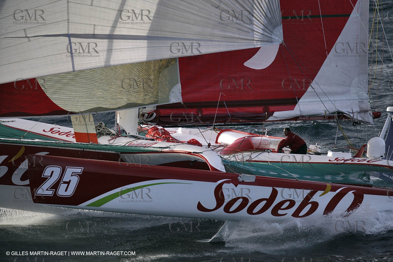 11 10 2008  -Lorient (FRA)  -  Multis Orma - Sodebo (Thomas Coville) - Route du Rhum 2006 training