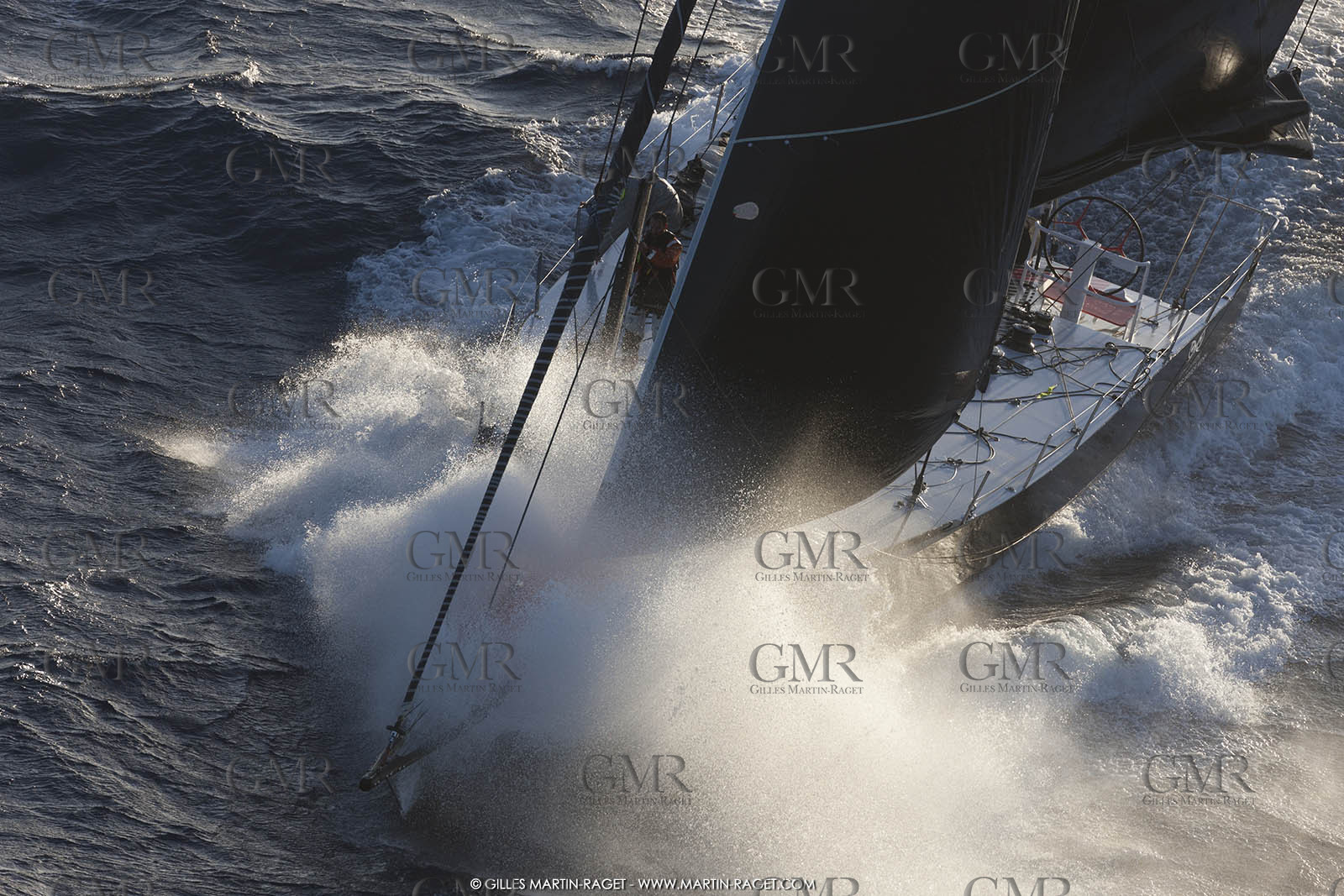 09 10 2017, Calvi (FRA,20), VOR 70 Babsy, Tentative de record autour de la Corse à la voile, skipper Franck Cammas