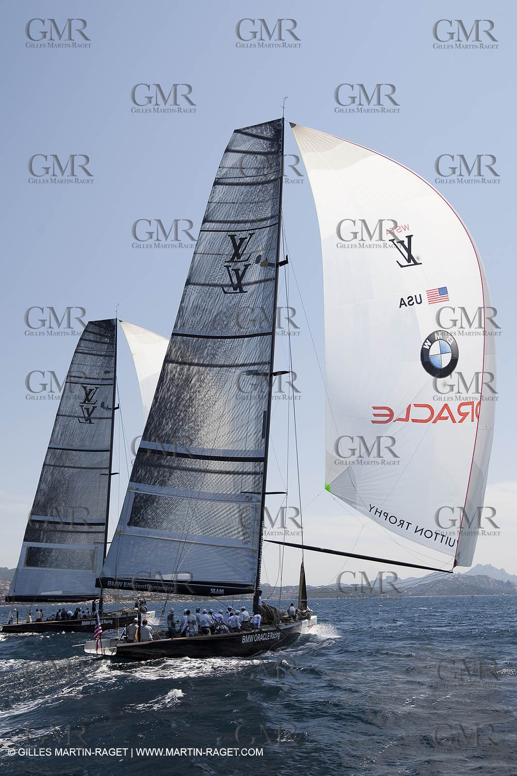 19 05 2010 - La Maddalena (ITA, Sardinia) Louis Vuitton Trophy - BMW ORACLE Racing - Training