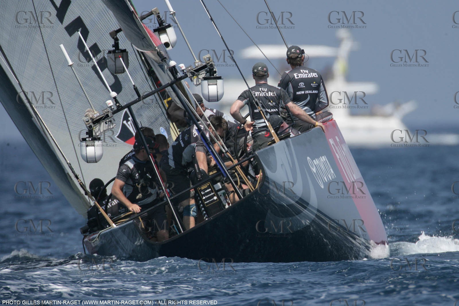 30 06 2007-Valencia (Spain)- 32nd America's Cup - Final Match - Day 6 - Alinghi vs Emirates Team New Zealand