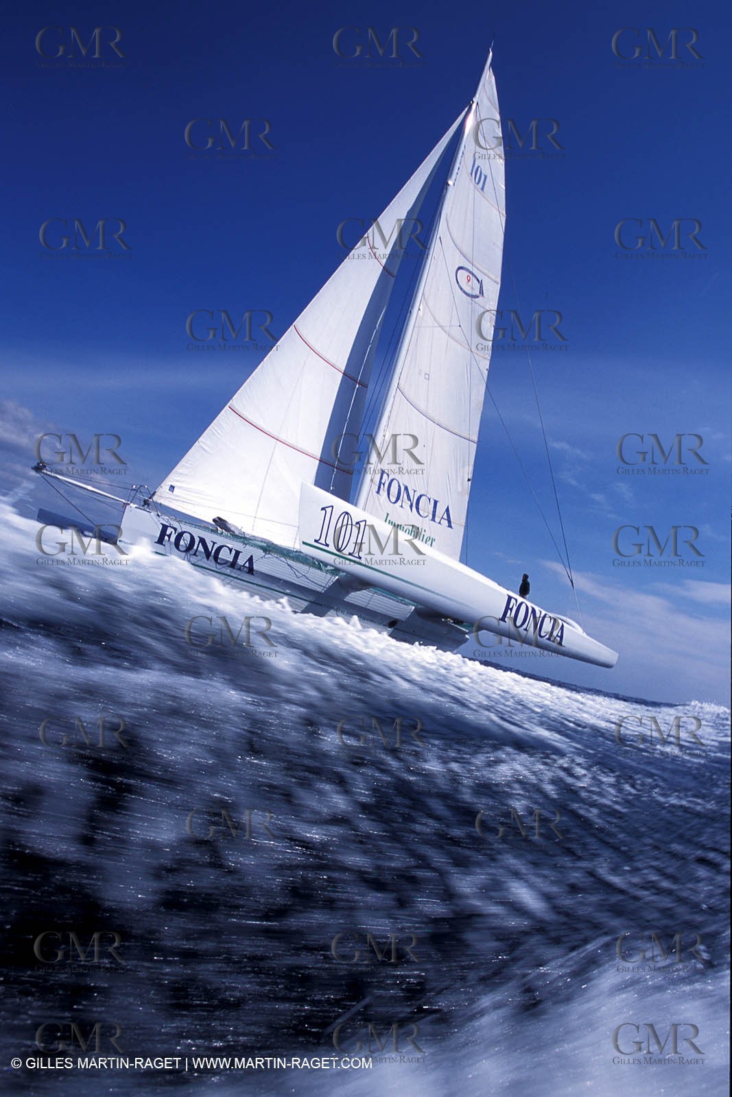 ORMA 60' Trimaran Foncia 2 - Alain Gauthier - First sails