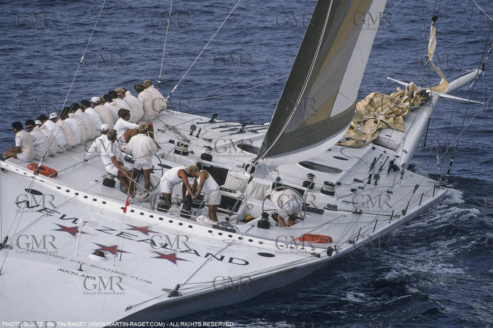 Sailing, Yacht Racing, America's Cup XXVII, San Diego (USA,CA) 1988, Stars & Stripes Vs New Zealand