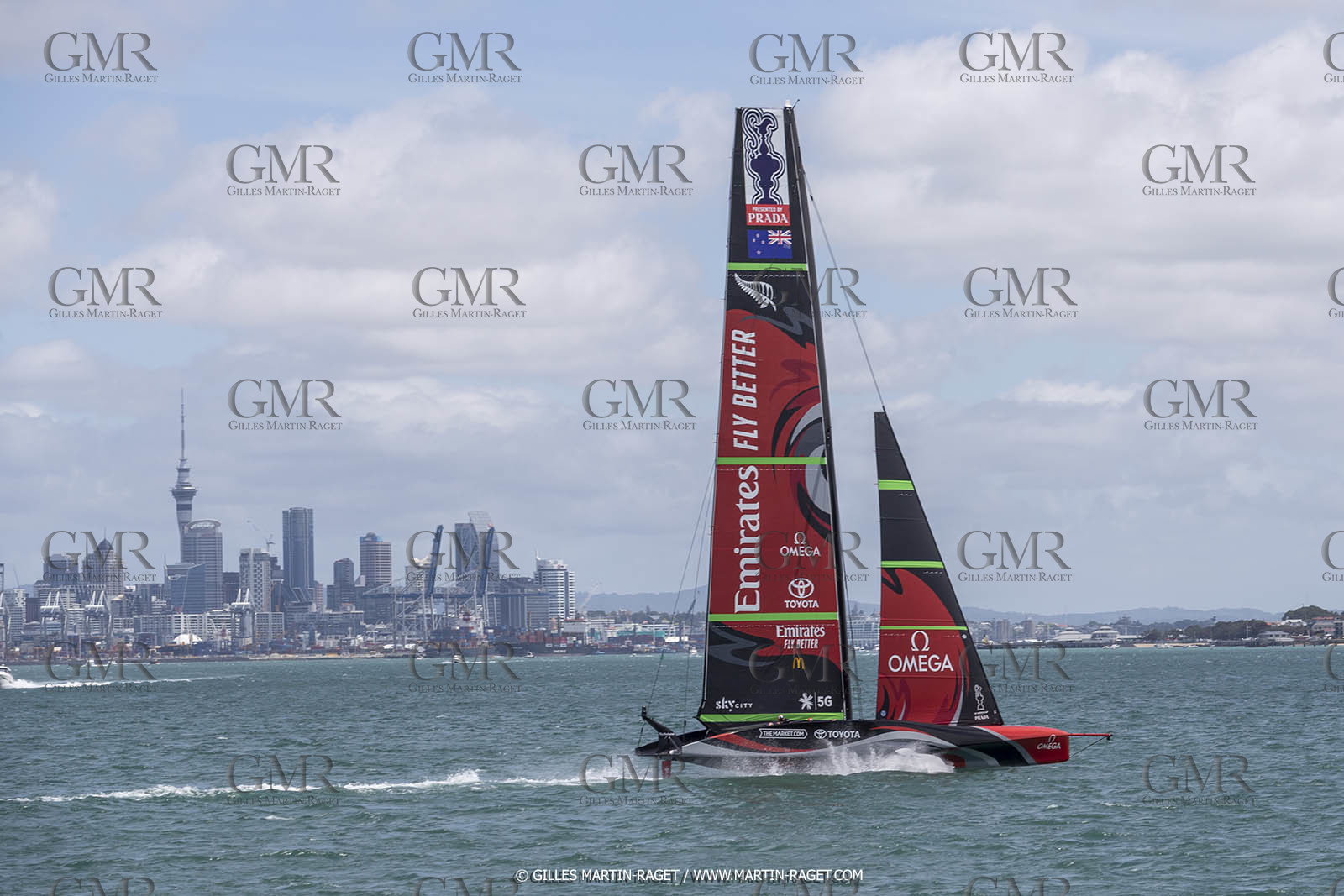11 12 2020 - Auckland (NZL) - 36th America's Cup - Practice Sessions - Day 3 - Emirates Team New Zealand