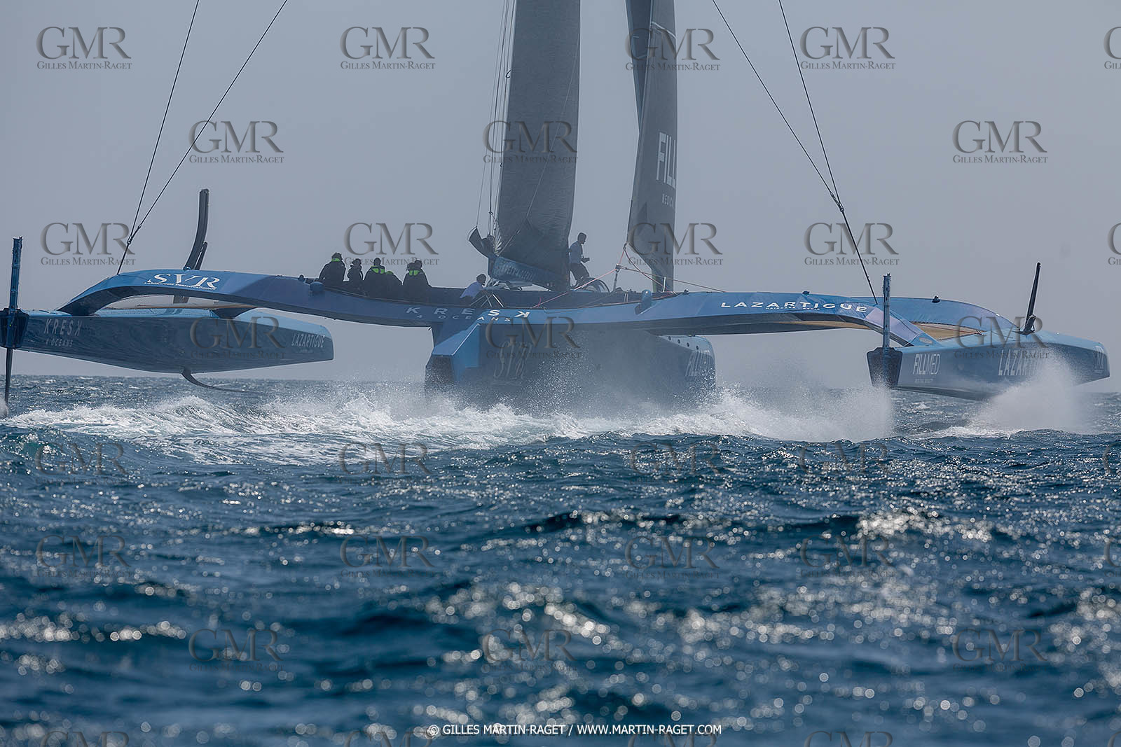 18 05 2022, Marseille (FRA), APremière navigation du trimaran Ultim SVR LAZARTIGUE à Marseille