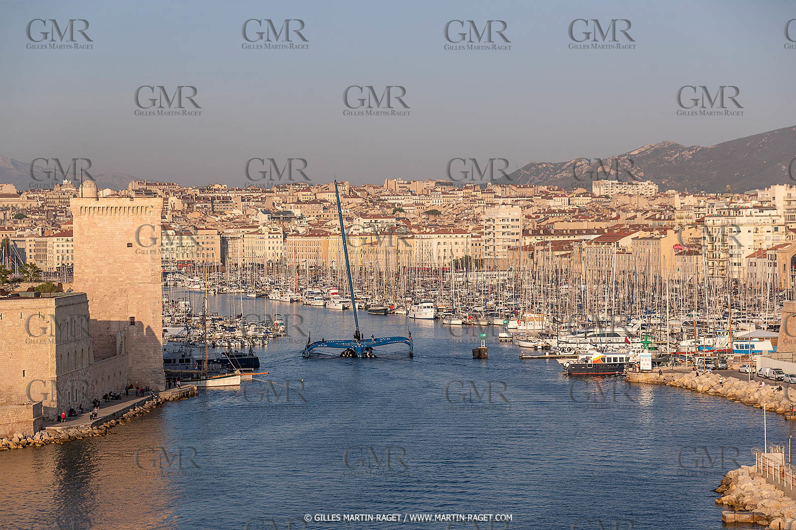 17 05 2022, Marseille (FRA), Arrivée du trimaran Ultim SVR LAZARTIGUE à Marseille