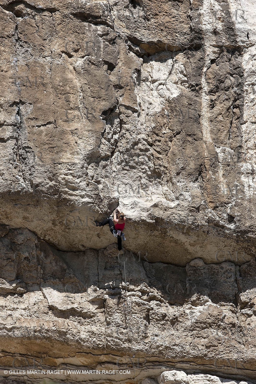 26 03 2009 - Marseille (FRA, 13) - Les Calanques - Sugiton - Les toits cliff