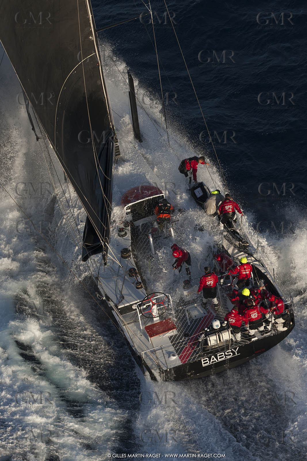 09 10 2017, Calvi (FRA,20), VOR 70 Babsy, Tentative de record autour de la Corse à la voile, skipper Franck Cammas