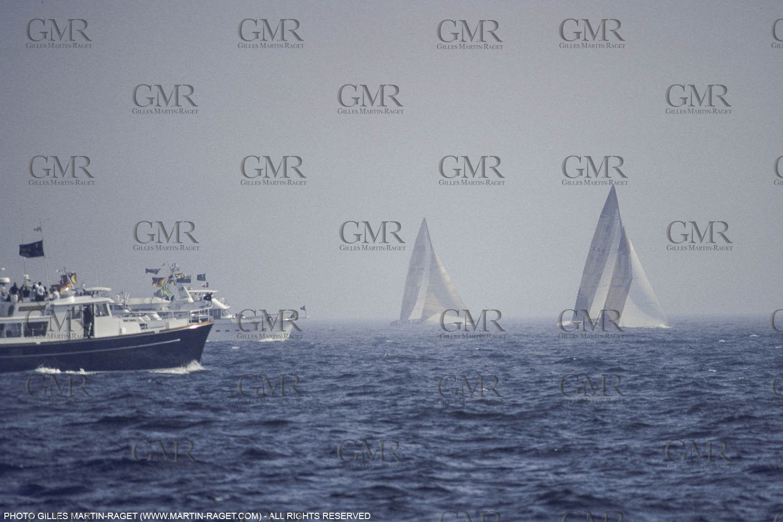 Sailing, Yacht Racing, America's Cup XVI, Newport (USA,RI), 1983, Australia II Vs Liberty