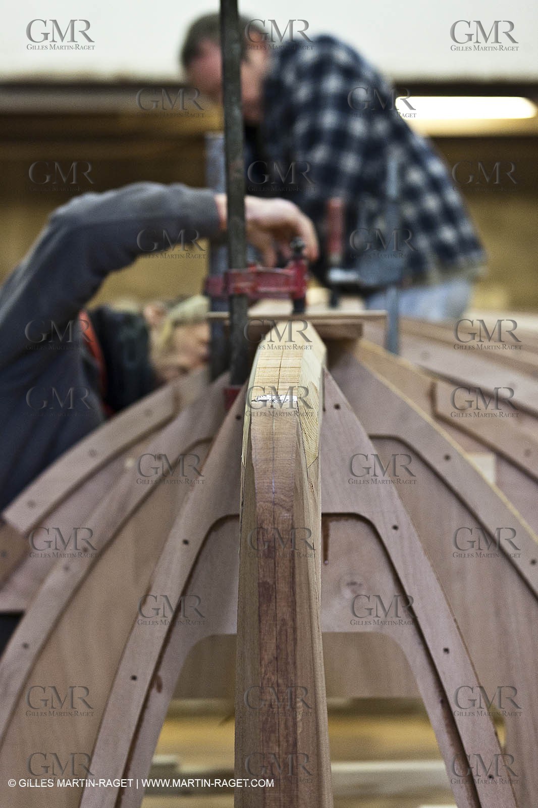 18 01 2012 - Marseille (FRA,13) - Alcyon construction at Carènes boat yard