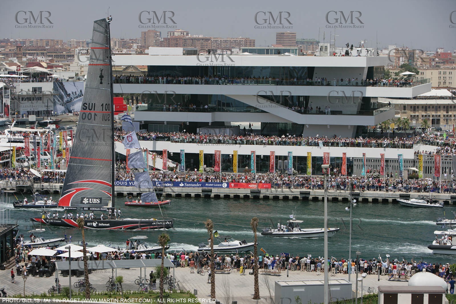 2' 06 2007-Valencia (Spain)- 32nd America's Cup - Final Match - Day 2