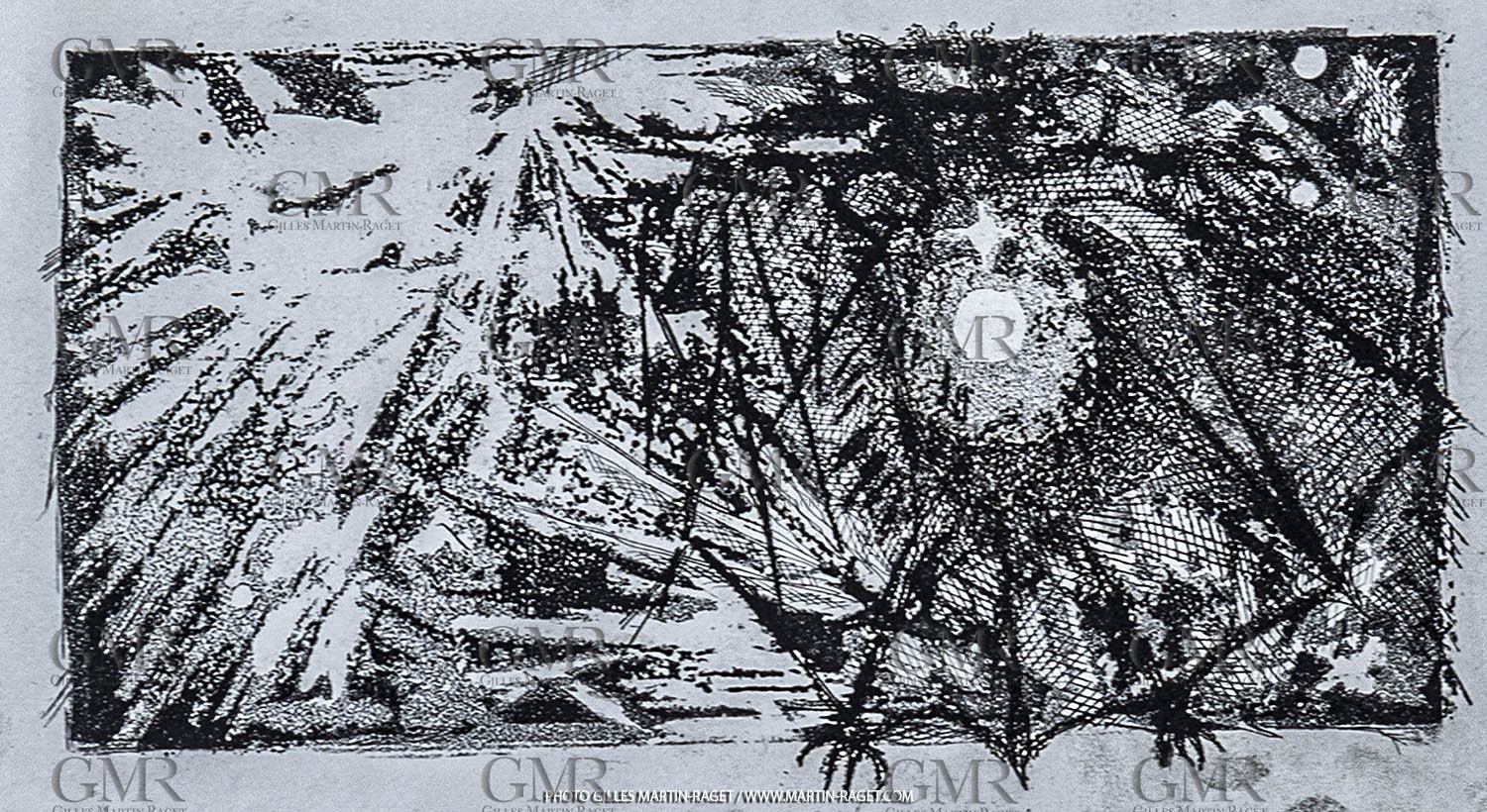 12 07 2020, St Rémy de Provence (FRA, 13) Oeuvre Germaine Richier, gravure