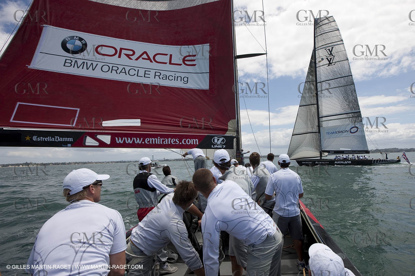 29 01 2009 - Auckland (NZL) -  Louis Vuitton Pacific Series - BMW ORACLE Racing - Training