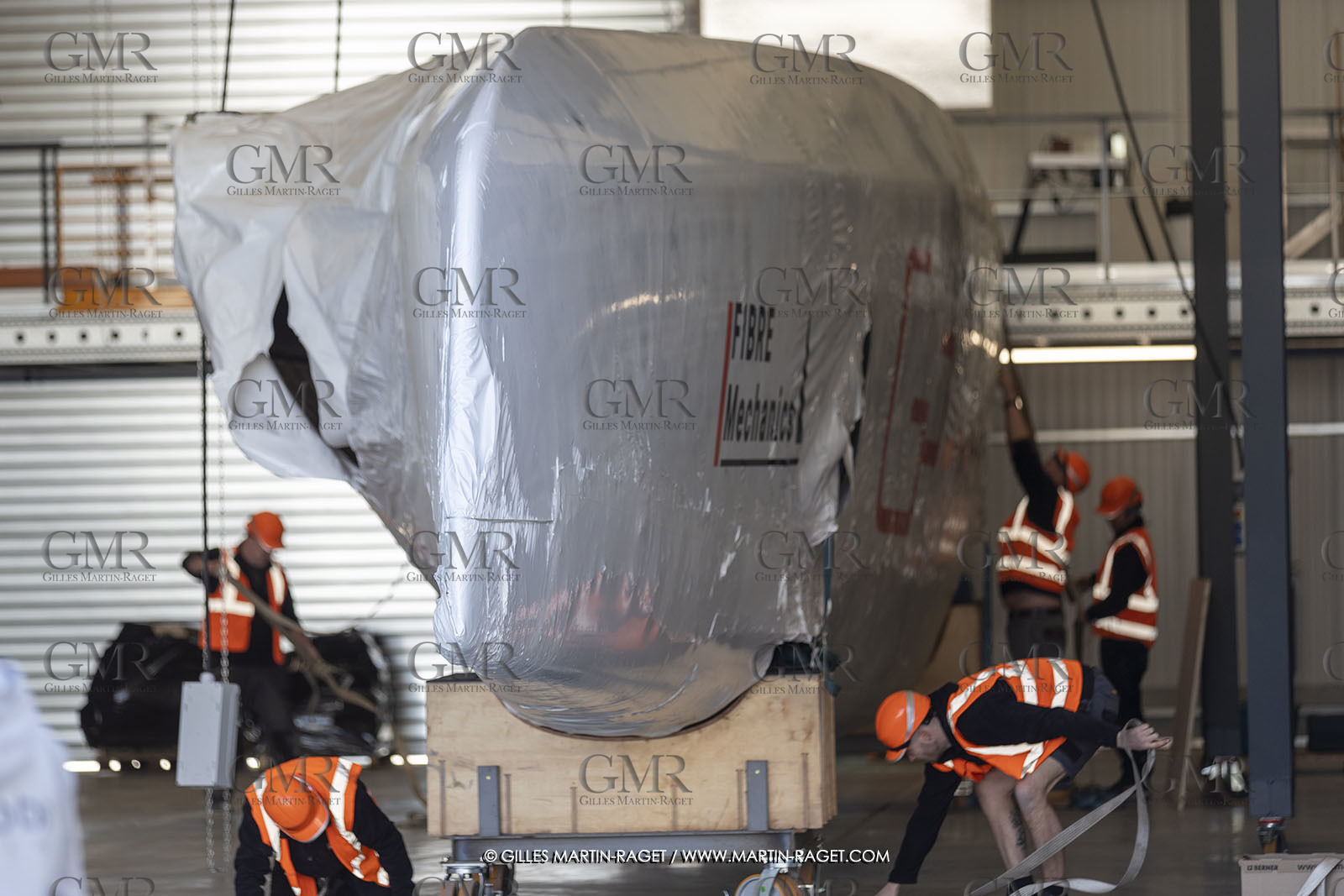 15 02 2022, La Grande Motte (FRA), Gunboat 80  1 hulls delivery