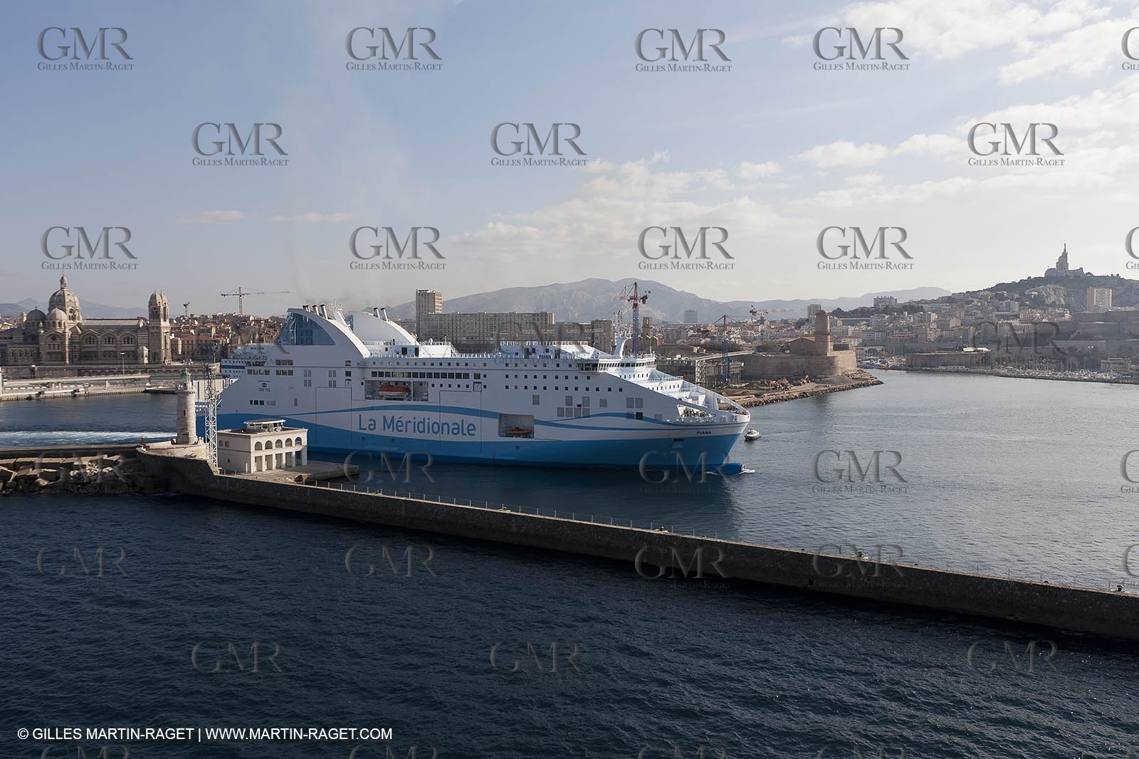 14 01 2012 - Marseille (FRA,13) - La Meridionale shipping company - the Piana off Marseille and the Calanques