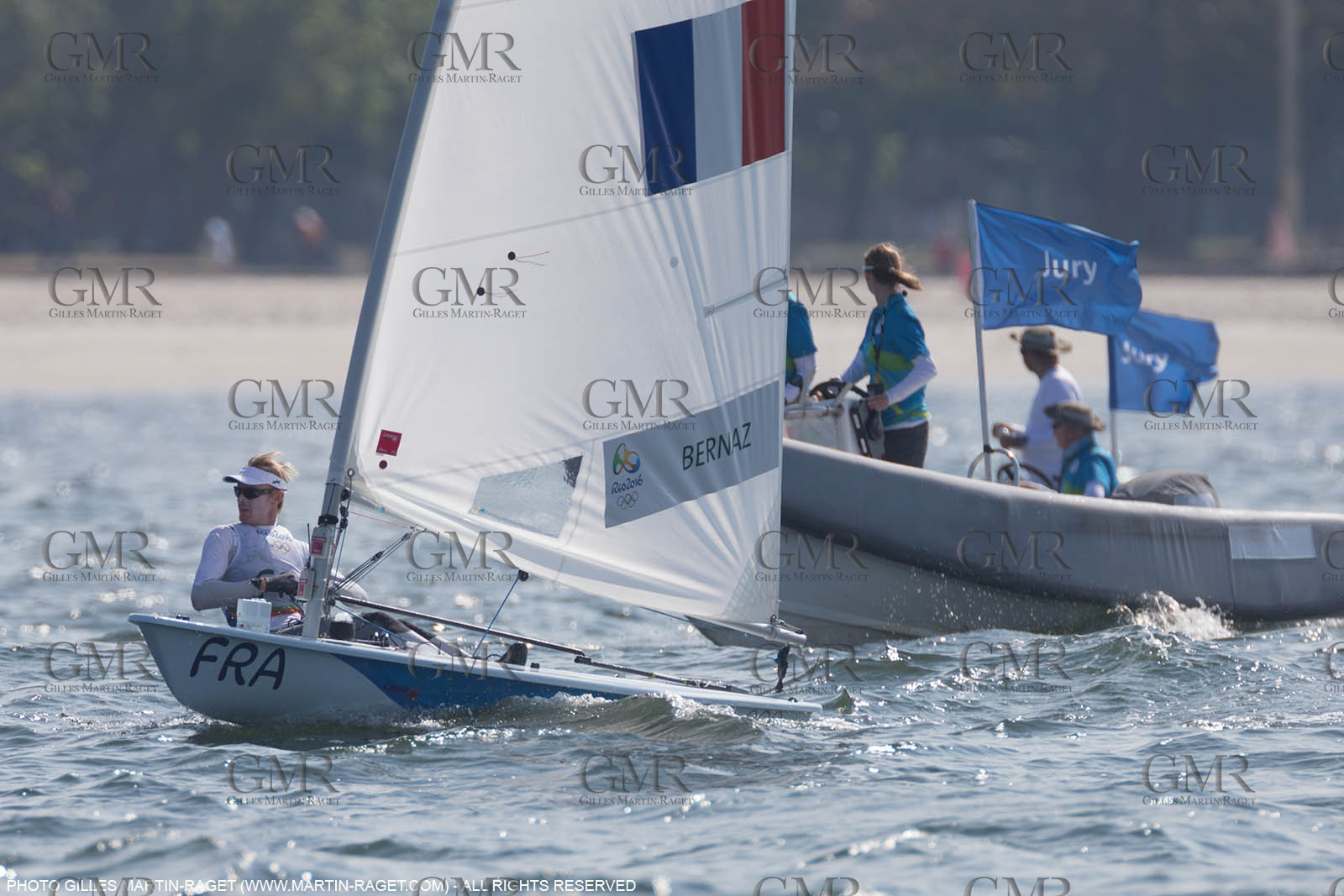 16 08 2016, Rio de Janeiro (BRA), 2016 Olympic Games, Sailing, Laser Medal Race, JB Bernaz
