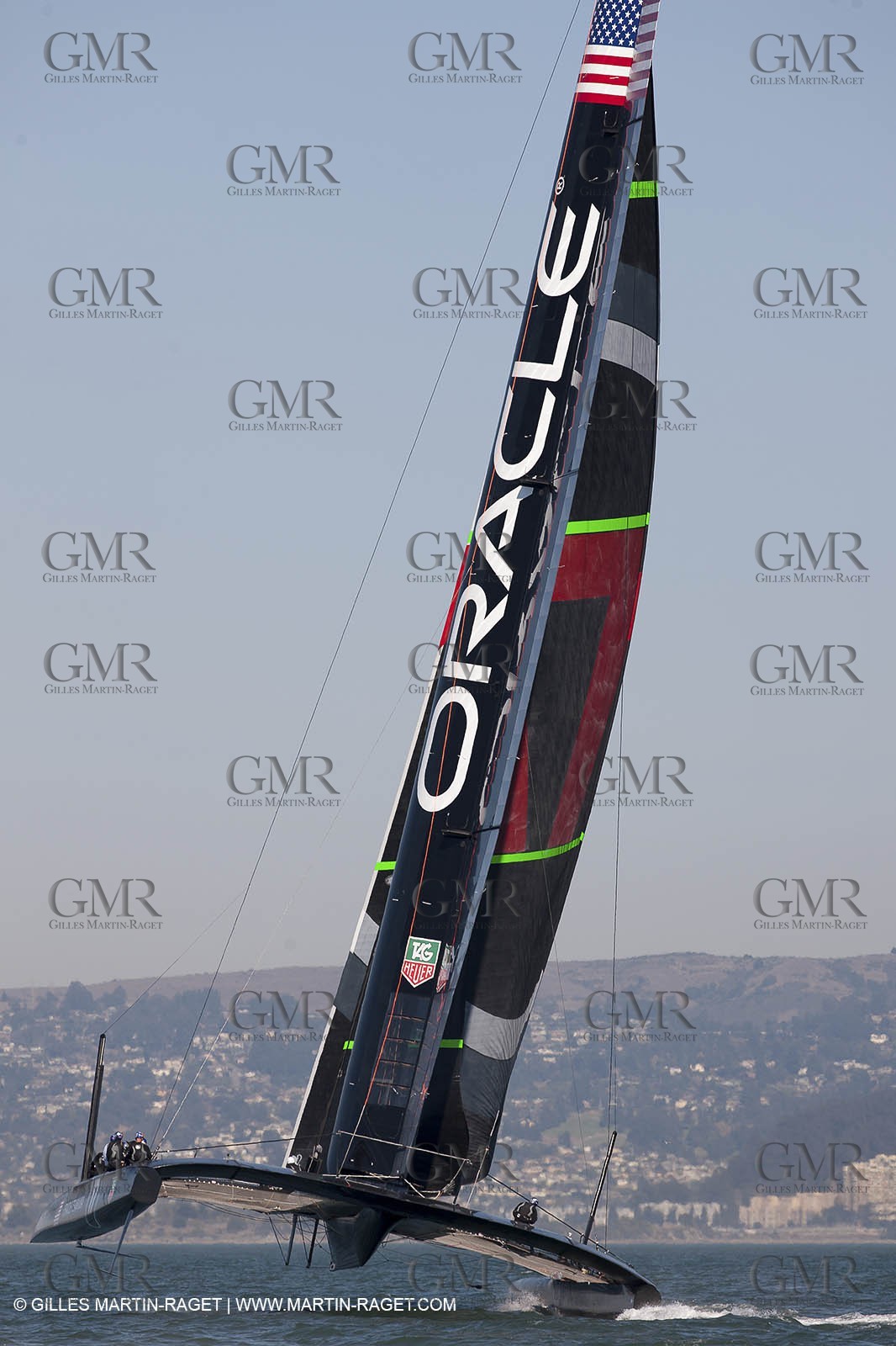 01 10 2012, San Francisco (USA,CA), 34th America's Cup, ORACLE Team USA AC72 training