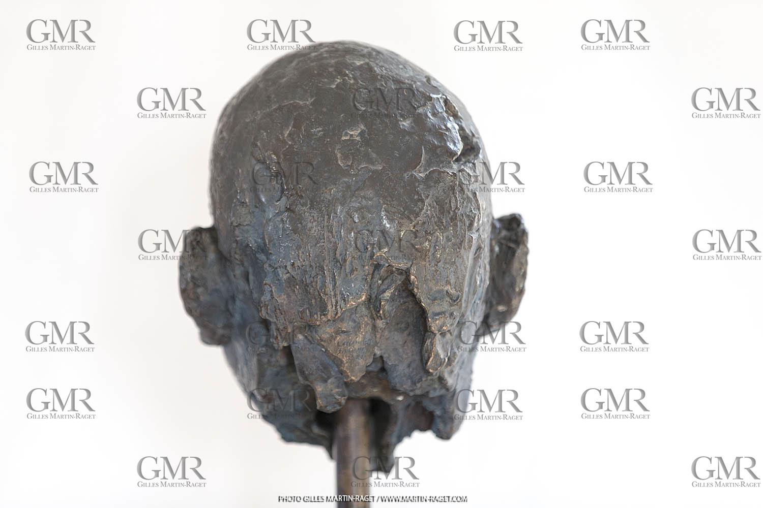 06 03 2016, Saint Etienne du Grès (FRA,13), Oeuvre de Germaine Richier, buste Le Guerrier, 1945, 5 8