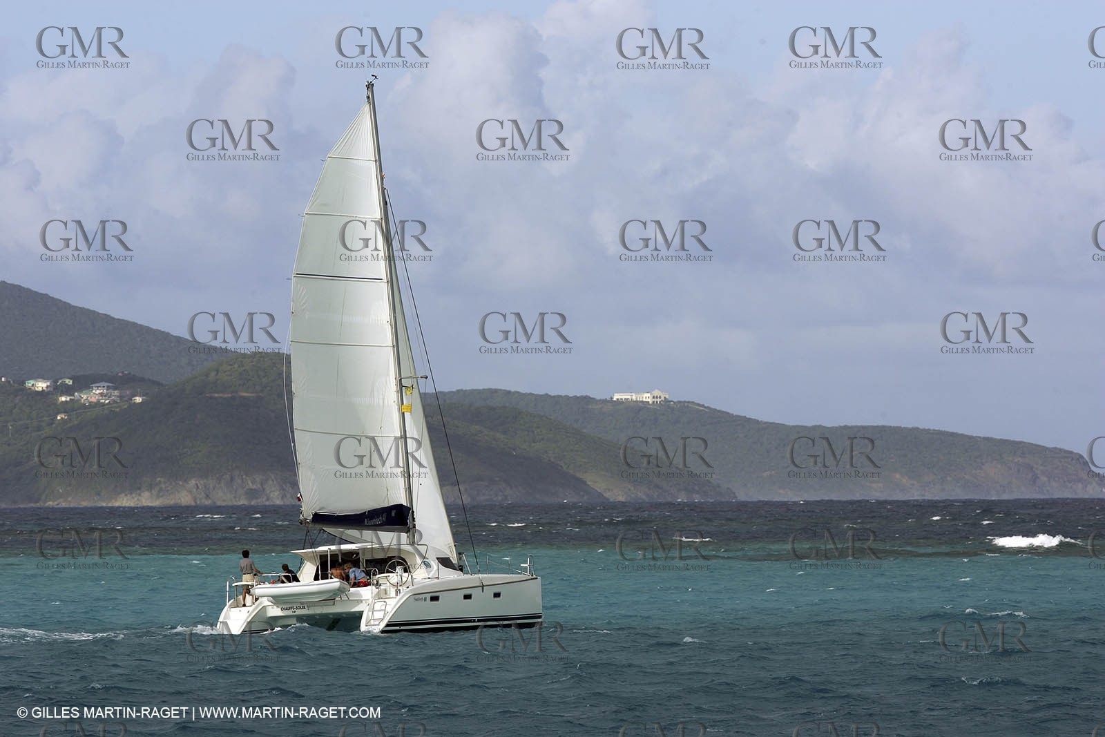 Cruising multihull sailing