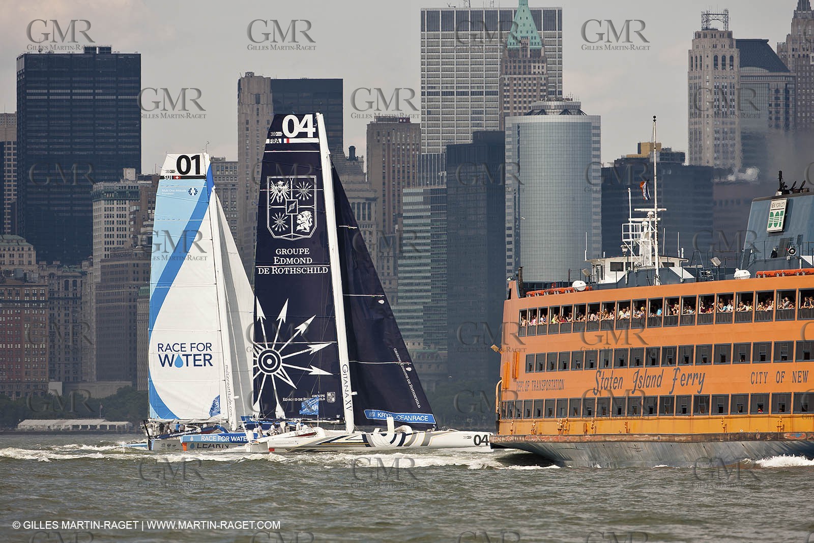 03 07 2012 - New York (USA, NY) - Krys Ocean Race prologuie - arrival in New York