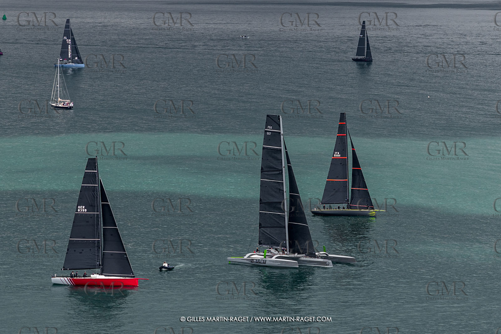 19 07 2025, Cowes (UK, IOW), Admiral's Cup 2025, Channel Race Start