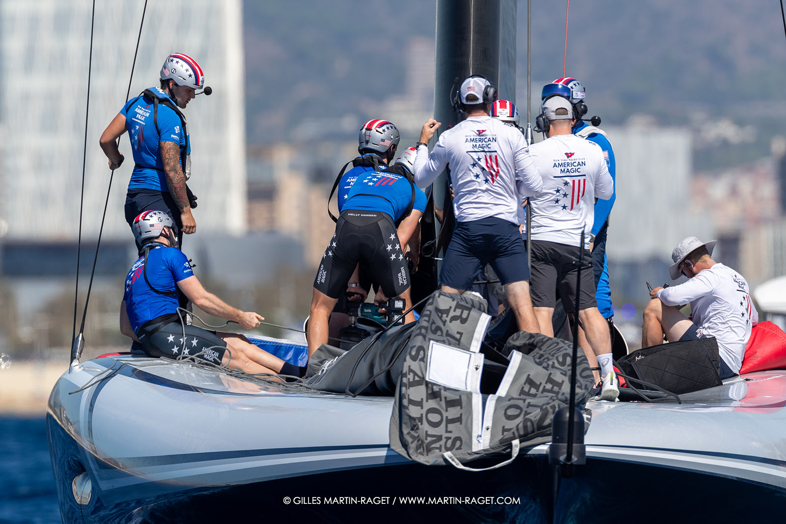 16 09 2024, Barcelona (ESP), 37th America's Cup, Louis Vuitton Cup Semi-final, Race Day 2