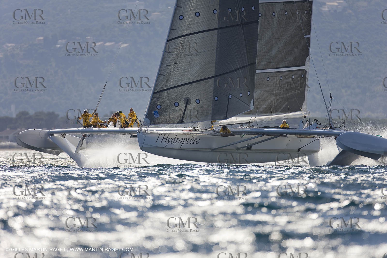 14 06 2008 - Toulon-Hyères (FRA,83) - 50 knots record attempt trials by l'Hydroptère