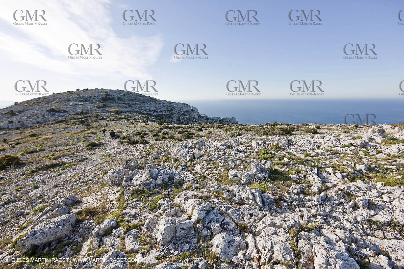 30 04 2009 - Marseille (FRA, 13) - Les Calanques - At the summit of Mount Puget