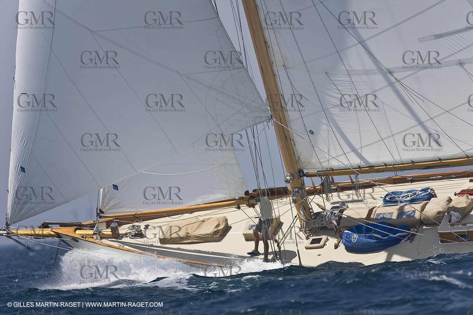 Sailing, Classic yachts, Voiles Vieux Port 2009, Marseille (FRA)