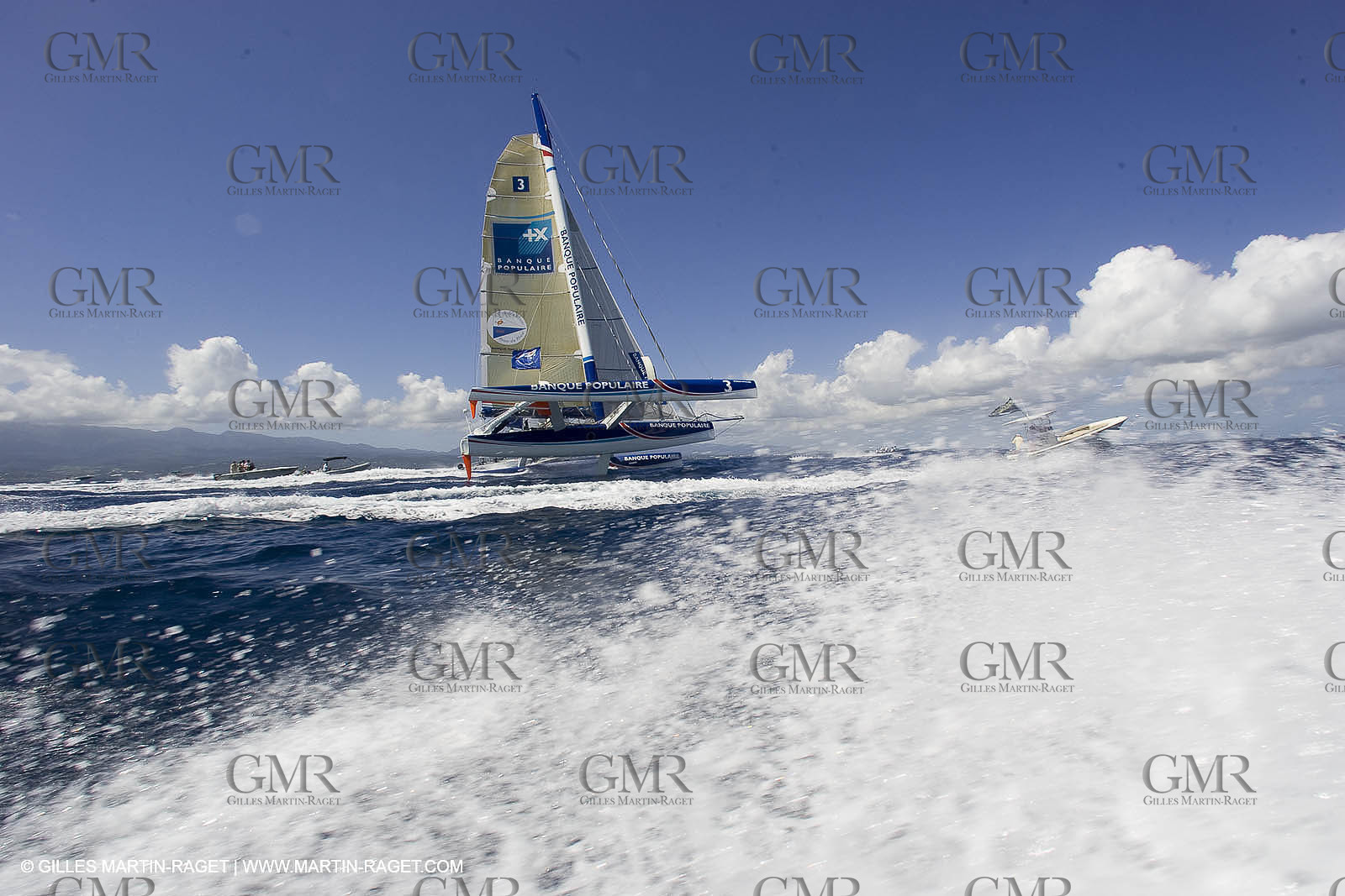 06 11 2006 - Pointe à Pitre Guadelupe (FRA) - Route du Rhum 2006 arrival - Pascal Bidegorry -Banque Populaire (second)