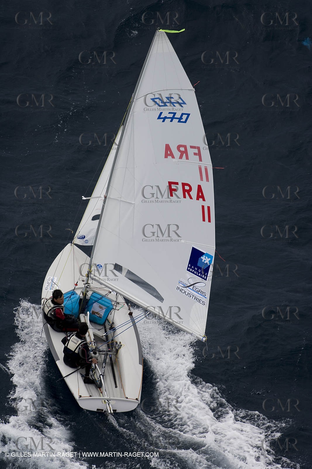 26 04 2007 - 2007 Semaine Olympique Française - Hyères (South of France) - Day 5 - Team France - 470 Homme - Bonnaud-Bonnaud