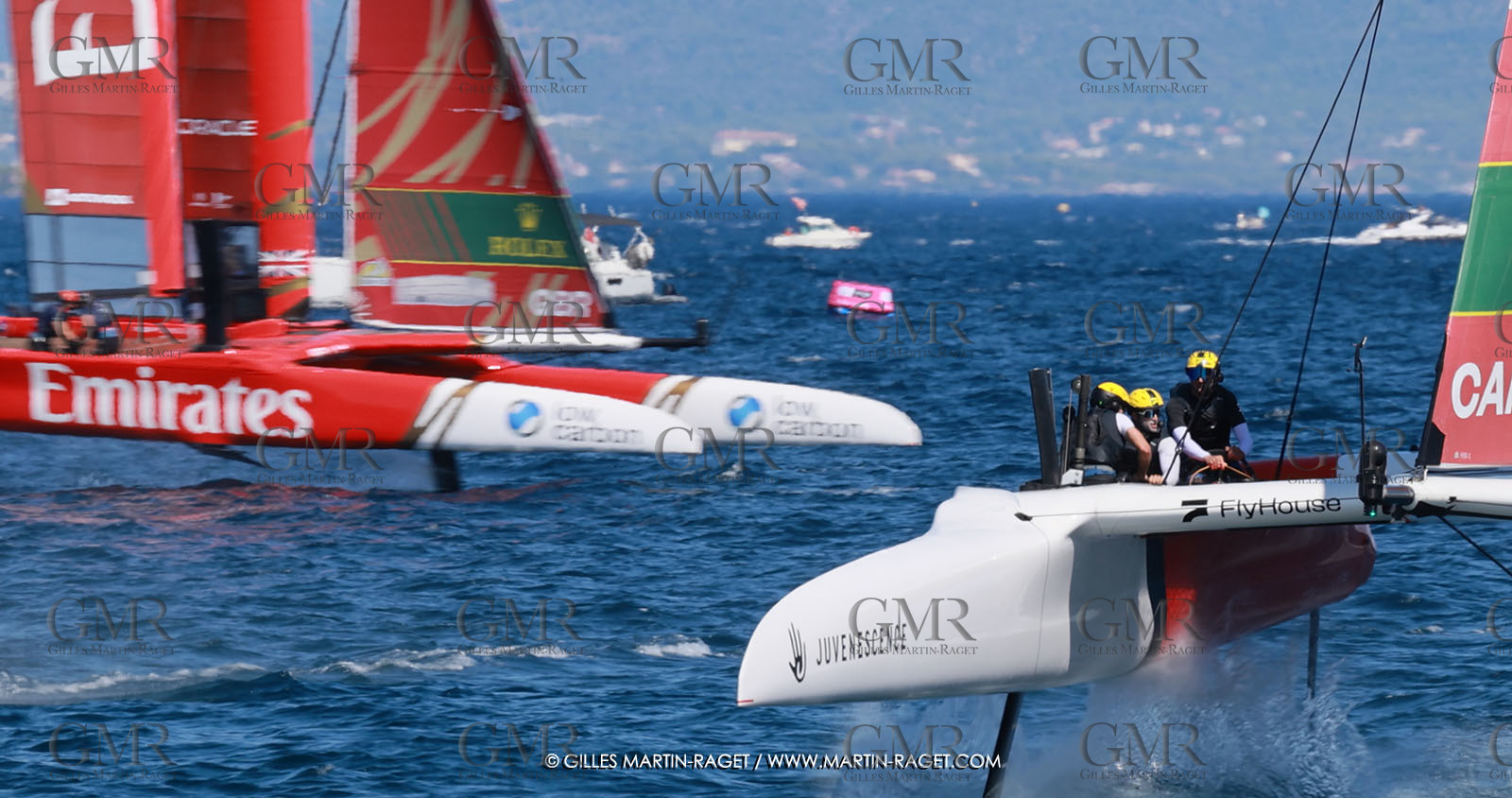 10 09 2025, Saint-Tropez,(FRA), Rockwool SailGP France Saint-Tropez, Race Day 1