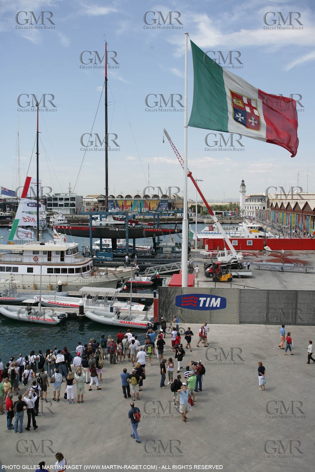 01 06 2007-Valencia (Spain)- 32nd America's Cup - Louis Vuitton Cup Final - Day 1