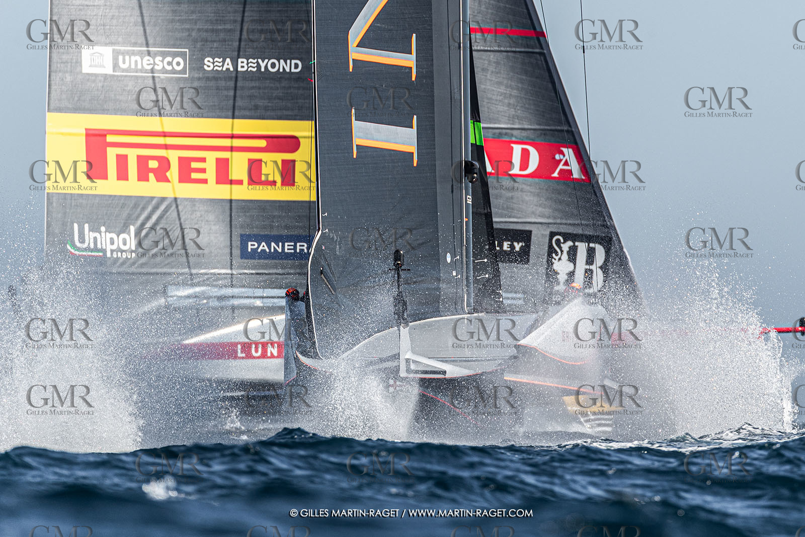 26 09 2024, Barcelona (ESP), 37th America's Cup, Louis Vuitton Cup Final, Race Day 1