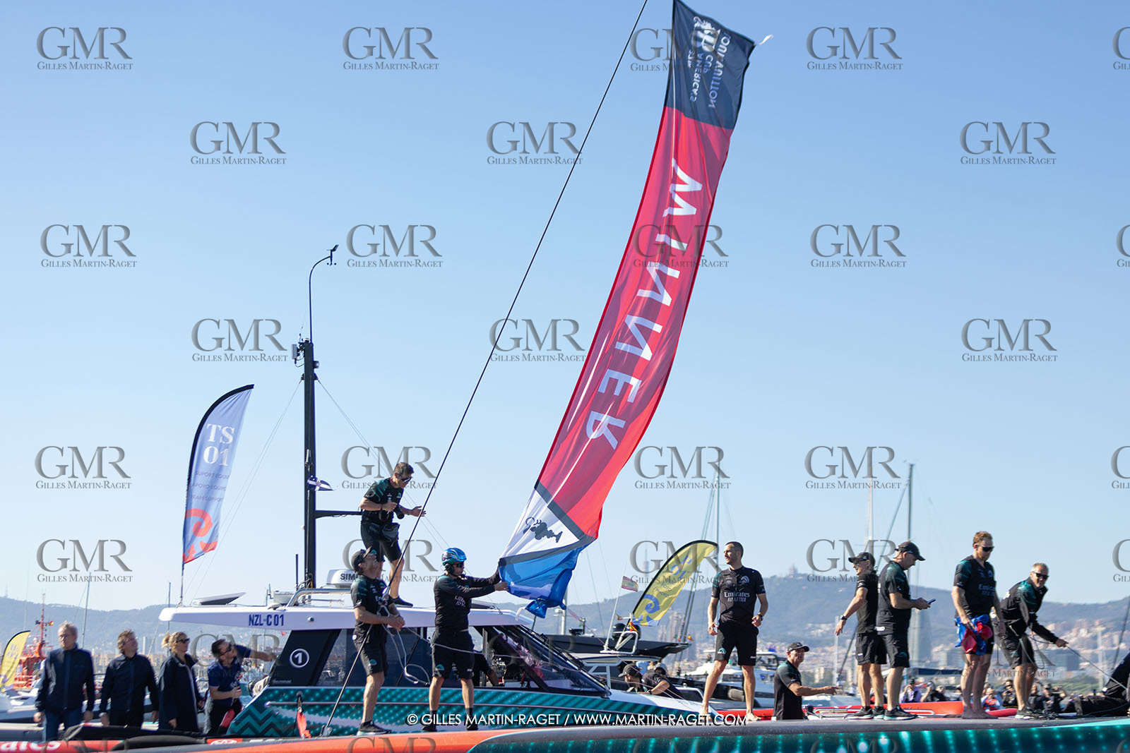 19 10 2024, Barcelona (ESP), Louis Vuitton 37th America's Cup, Final Match, Race Day 6