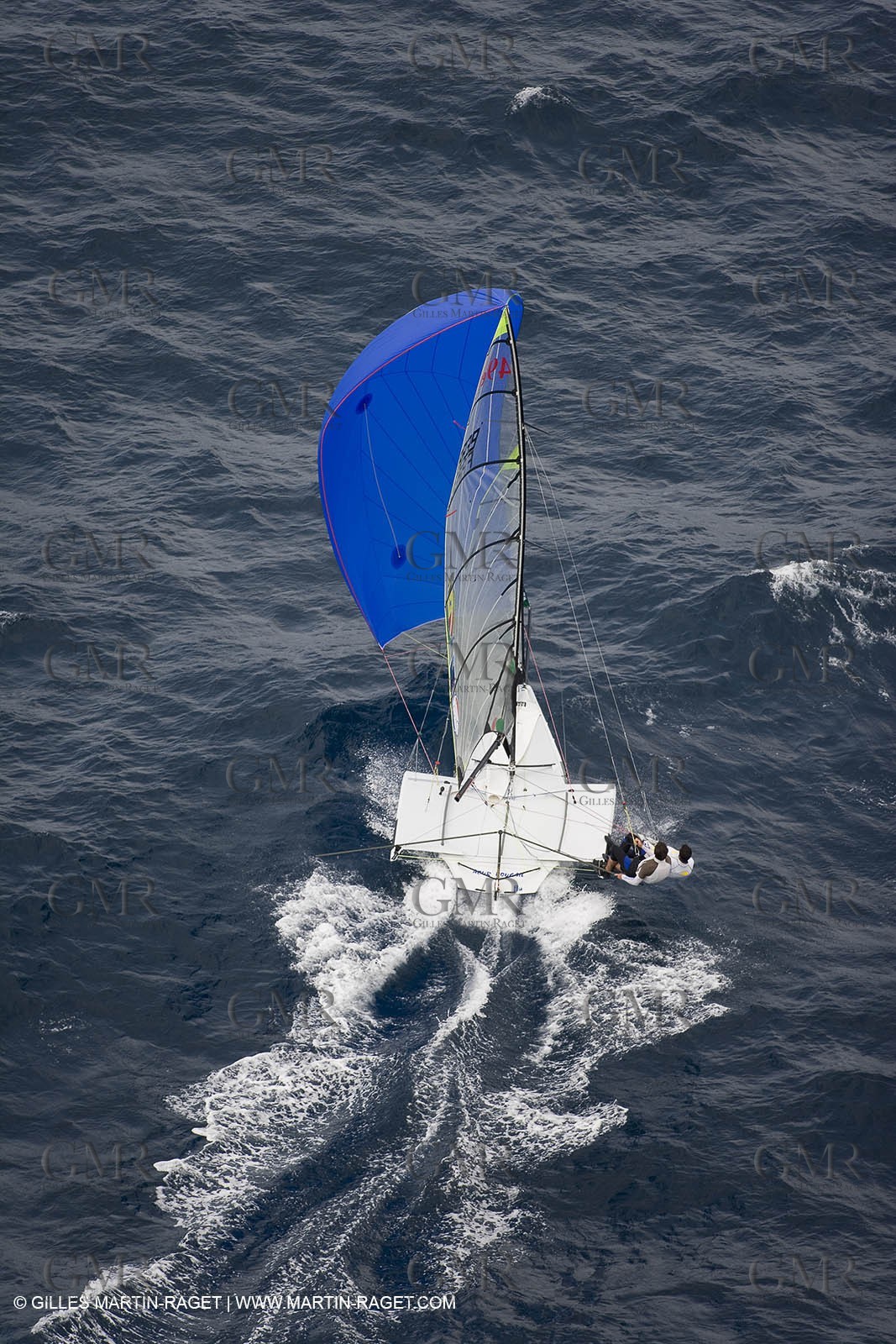 26 04 2007 - 2007 Semaine Olympique Française - Hyères (South of France) - Day 5 - Team France - 49er - LAGRAVIERE-CHRISTIDIS