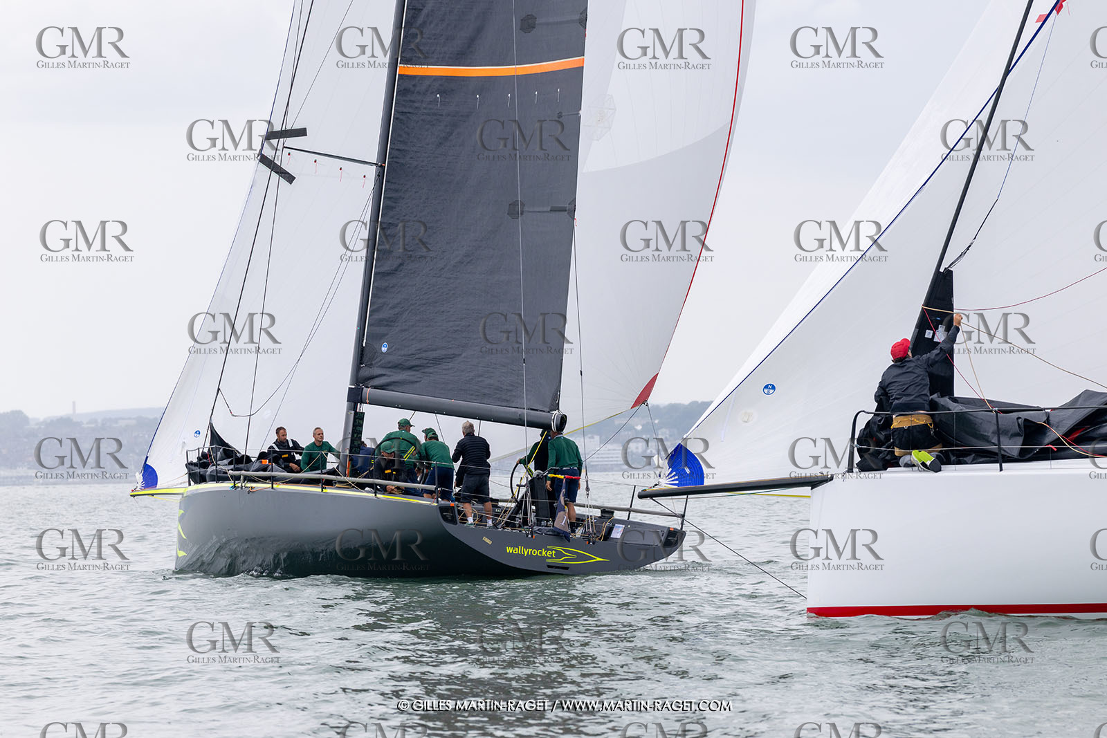 23 07 2025, Cowes (UK, IOW), Admiral's Cup 2025, Inshore racing Day 2, Django Wallyrocket 51, Yacht Club Costa Smeralda (ITA)