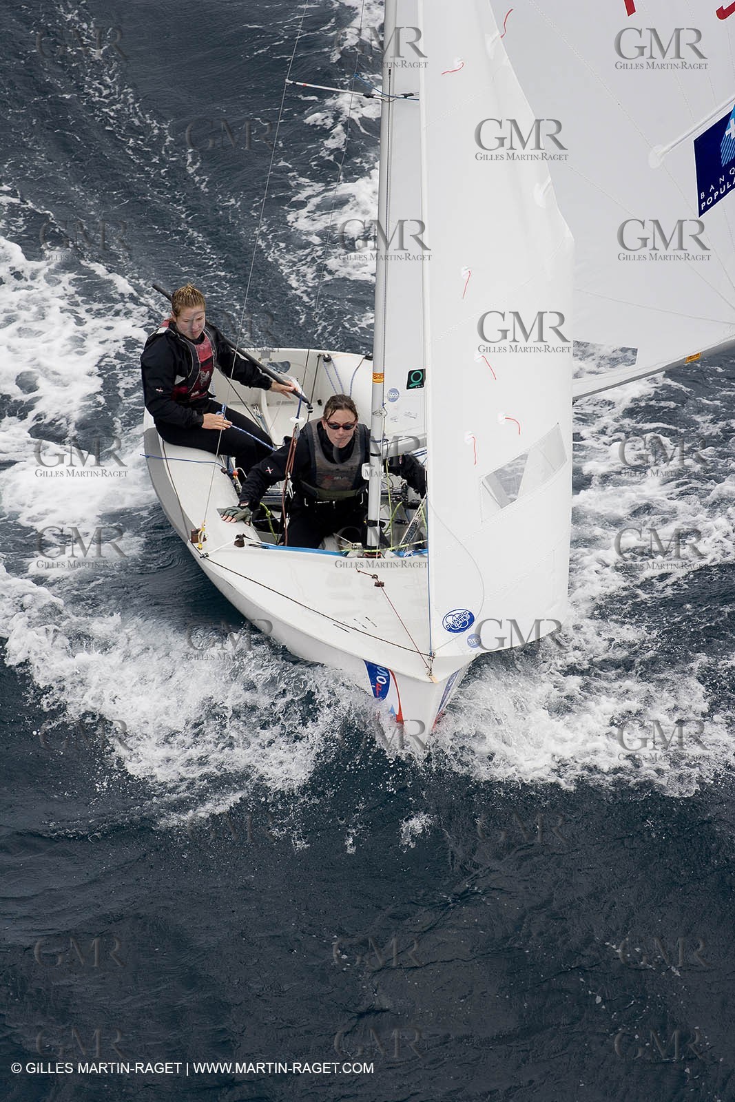 26 04 2007 - 2007 Semaine Olympique Française - Hyères (South of France) - Day 5 - Team France - 470 Femme - Lecointre-Lemaître